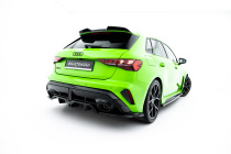 Audi RS3 Sportback 8Y Facelift 2024- Bakre Splitter (med Splitters) V.2 Maxton Design